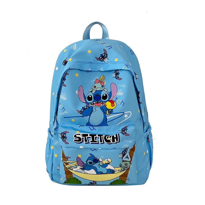 Рюкзак Disney Стич большого объема, легкий, нейлоновый, дышащий, для подростков, в школу, для путешествий