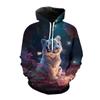Autumn Men's Animal Tiger Sweatshirts 3D Printed Animal Hoodies Sports Hoodie Loose Long Sleeve Pockets Fashion Hoodie