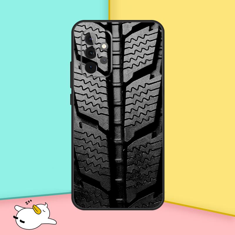 Tire Tread Wheel Case For Samsung Galaxy A16 A06 A26 A36 A56 A53 A32 A52 A33 A13 A55 A35 A15 A14 A34 A54 A17