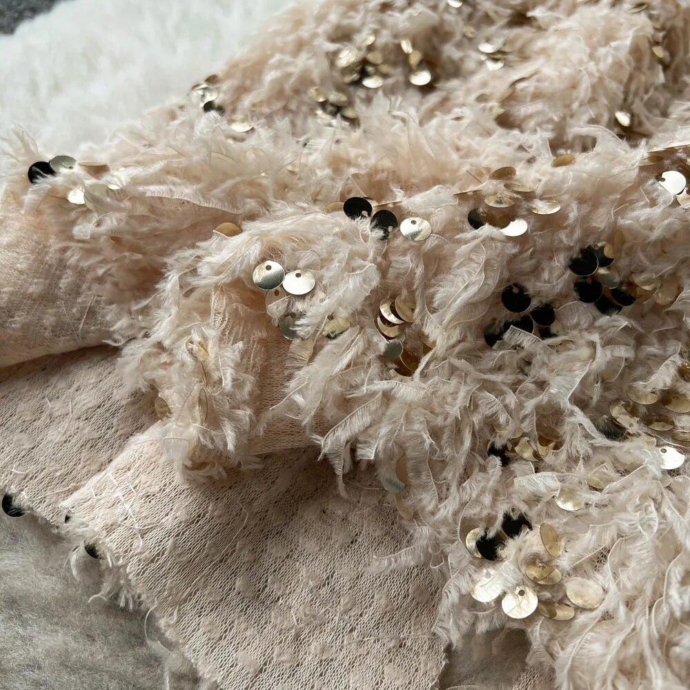 Юбки женские, осенние, с высокой талией, миди, с блестками, элегантные, корейские, модные, с разрезом сзади, трапециевидной формы, свободные, повседневные, простые, универсальные, Faldas Largas