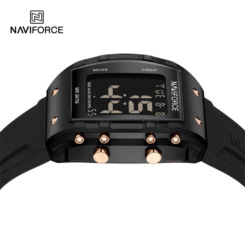 Naviforce Цифровые часы для мужчин, женщин, унисекс, водонепроницаемые наручные часы для детей, подарок 7102