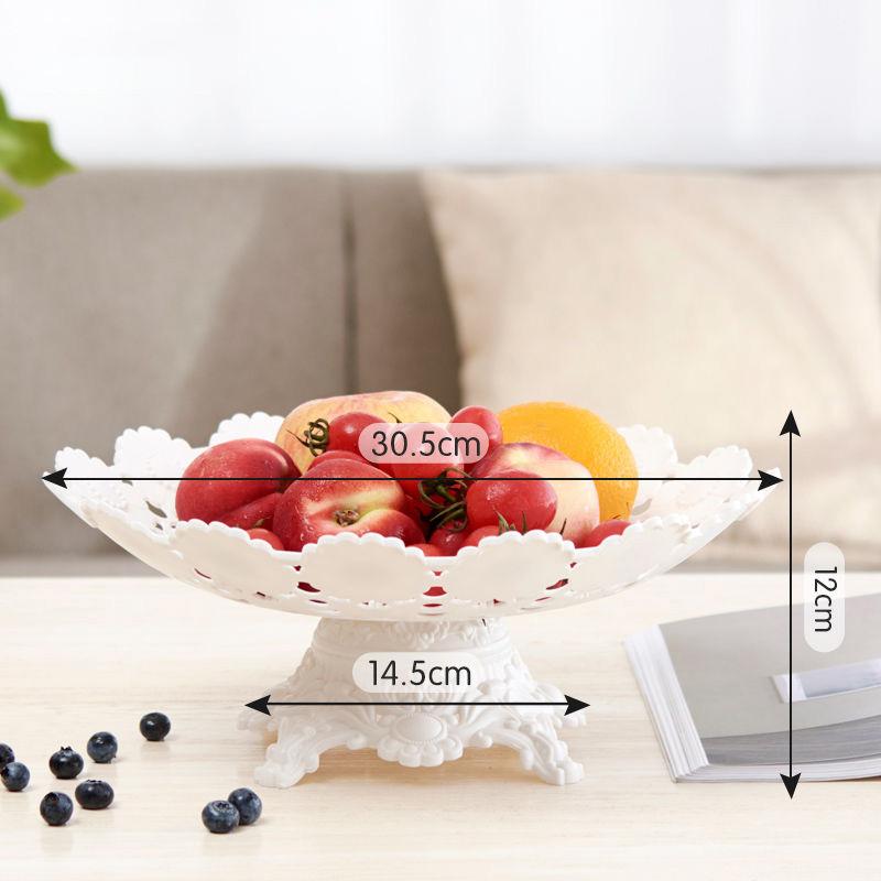 Многослойная тарелка с фруктами в европейском стиле, креативная трехслойная подставка для торта, модная тарелка для закусок с сухофруктами, тарелка для конфет, современная гостиная, дом