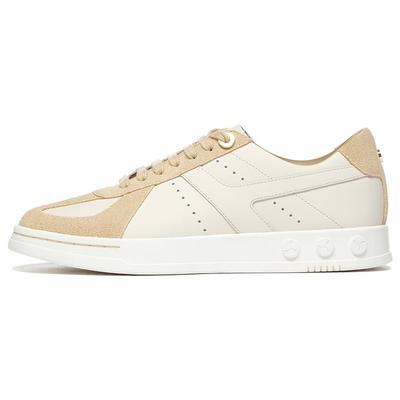 Li Ning 1990 002 Низкие Повседневные Модные Кроссовки Женские Кроссовки Белый Коричневый ALHS028-1