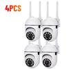 5Pcs 5MP WiFi Camera 2.4G Security Surveillance PTZ IR Night Vision Motion Detection Home Security Camera with 2 Antennas for Child