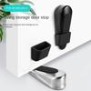 New Zinc Alloy Door Stopper Nail-free Non Punching Door Suction Hardware Anti-collision Door Stop Door