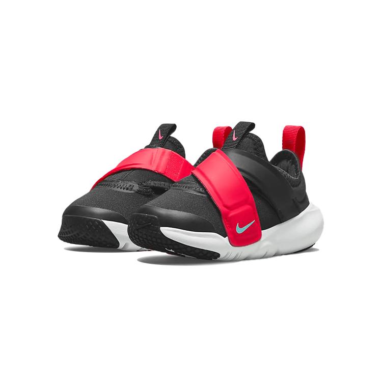 Nike Flex Advance Удобные Низкие Детские Кроссовки Черно-Красные Для Младенцев и Малышей CZ0188-005