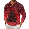 Men's Casual Collared Long-Sleeve Knit Base Layer Top