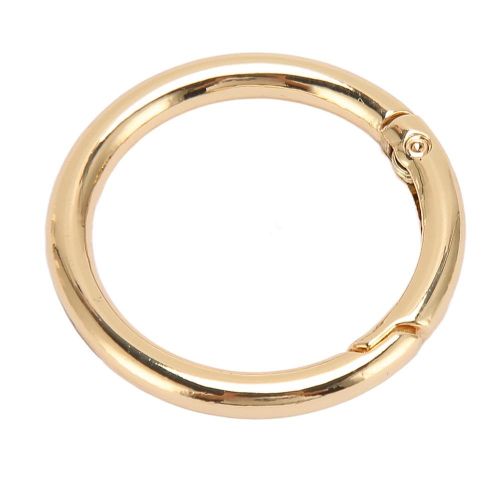 20pcs Gold Spring Buckles Silver Spring Clasps Jewelry Tools Snap Hooks Shoulder Bag