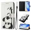 Cute Panda Luxury Painted Leather Case Wallet PU Leather Book Style Cover for Samsung Galaxy S21 S22 S23 S24,Note10 Note20,A13 A15 A16 A06 A54...
