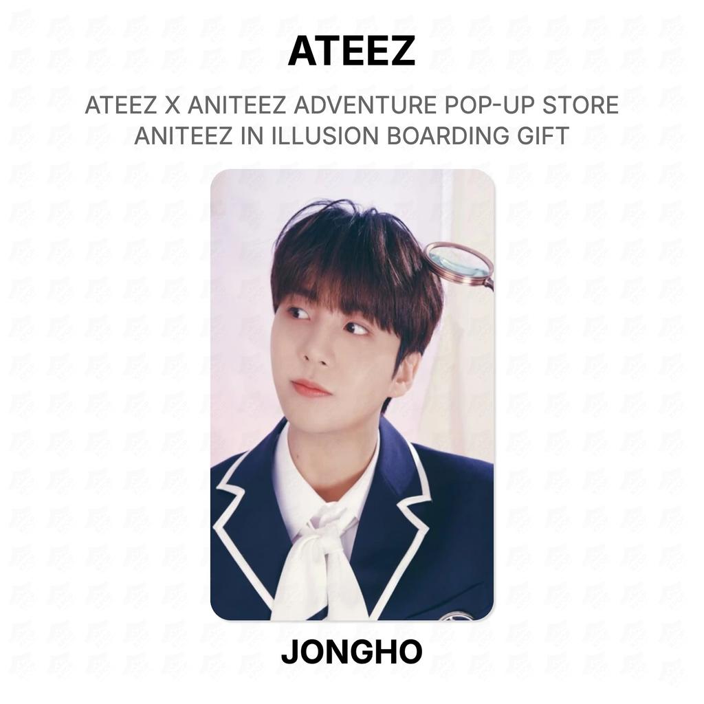 ATEEZ X ANITEEZ POP-UP МАГАЗИН ПРИКЛЮЧЕНИЙ ANITEEZ В ILLUSION BOARDING ПОДАРОК Официальная фотокарточка
