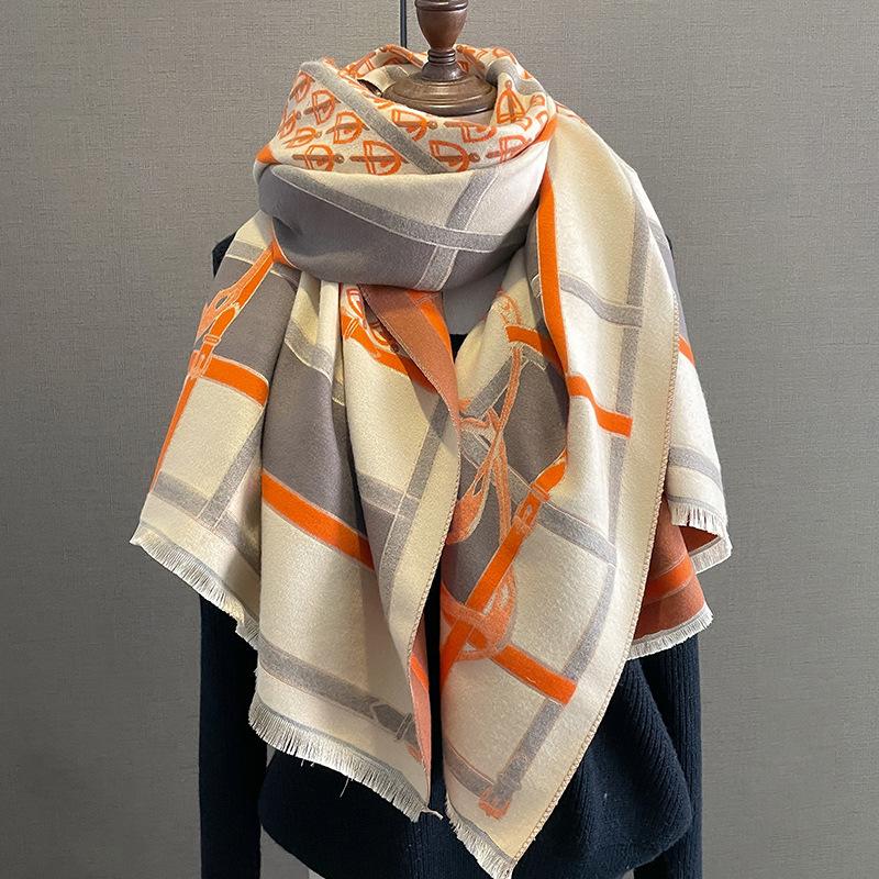 Women's Scarf Wraps Pashminas Pashmina Shawls Warm Winter Long Large Plaid Soft Thick Blanket Scarves