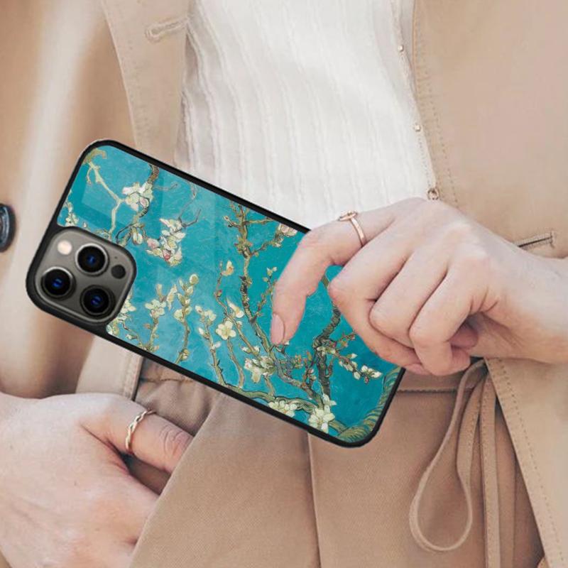 Oil Painting Boho Flower Magnetic Phone Case For APPLE iPhone 17 Air 16 14 13 12 Pro Max 15 Plus Wireless MagSafe Cover