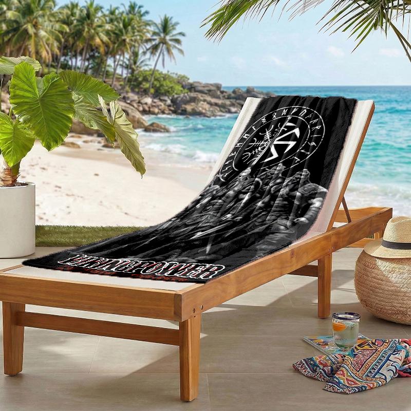 Mythology Valhalla Fashion Beach Towel: Ideal for Summer Adventures Soft, absorbent and quick drying suitable for swimming and bathing