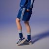 Adidas Оригинальные шорты Cn Short U с тремя полосками и цветными блоками, эластичная резинка на талии, спортивные шорты унисекс, академические синие IT4478