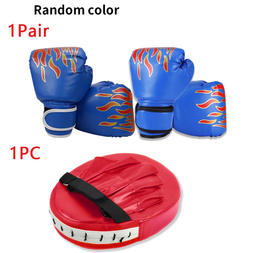 2/1PCS Kick Boxing Gloves Pad Punch Target Bag Men PU Karate Muay Thai Free Fight Sanda Training Adults Kids Equipment Accessory