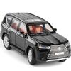 1/32 LEXUS LX600 SUV Модель автомобиля из литого металла Внедорожники Моделирование модели автомобиля со световой коллекцией Детская игрушка в подарок