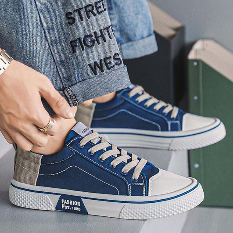 Летняя новинка Мужские кеды для скейтбординга Классические мужские парусиновые кеды Дышащие Универсальные Мужские с мягкой подошвой Повседневная спортивная обувь
