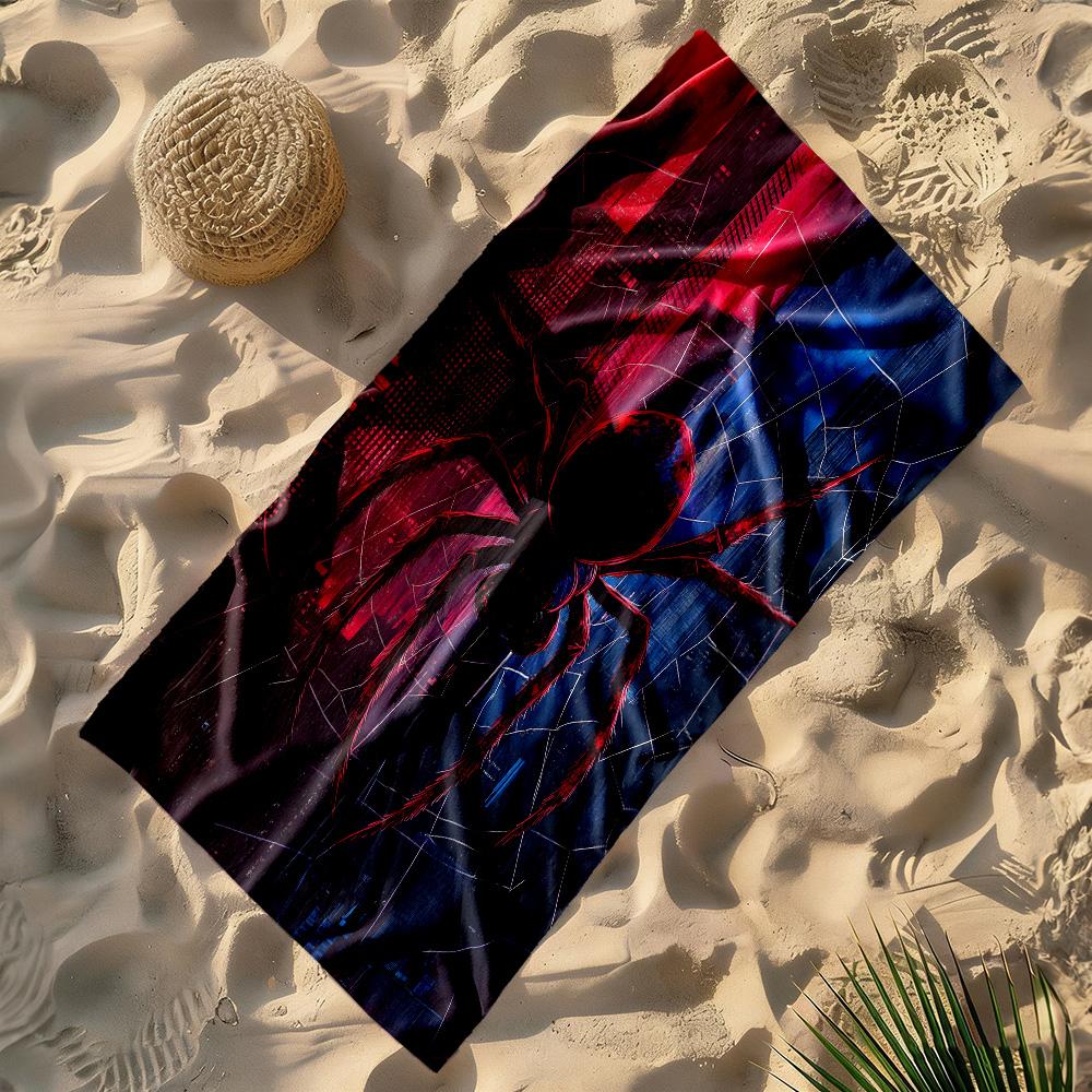 Spider-man Durable Beach Towel Foldable Oversized, foldable, portable, travel beach towel Vibrant Pattern Perfect Gift for Women/Men