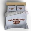 "San Francisco SF Logo Design Bedding" Print Bedding Set Duvet Cover Pillowcases (1* Duvet Cover 2* Pillowcases Do Not Include Comforter)