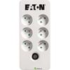 Multiprise/Parafoudre - EATON Protection Box 6 FR - PB6F - 6 prises françaises - Blanc &amp; Noir
