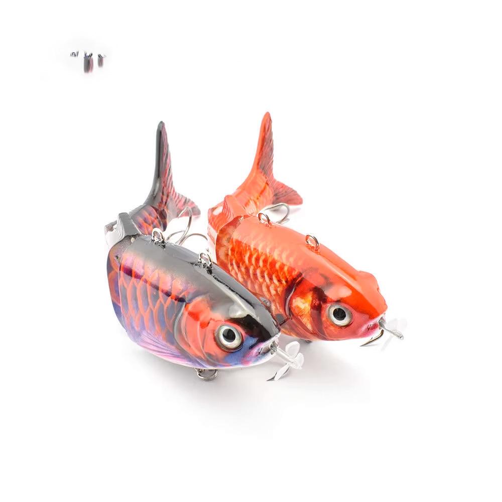 Rechargeable 130mm 42g Automatic Swimming Electronic Fish Lure Bait Smart Plastic Bait for Bottom Fishing