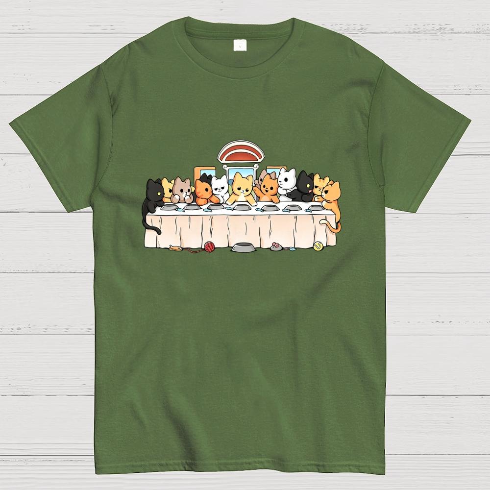 Last Dinner Kittens Cotton Casual Cool Loose T-Shirt