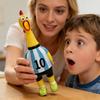 Screaming Chicken Toy for Dogs Rubber Squeaky Chicken 12.6 Inch Detachable Design Loud Scream Sound Stress Relief Prank Novelty Toy for Adults