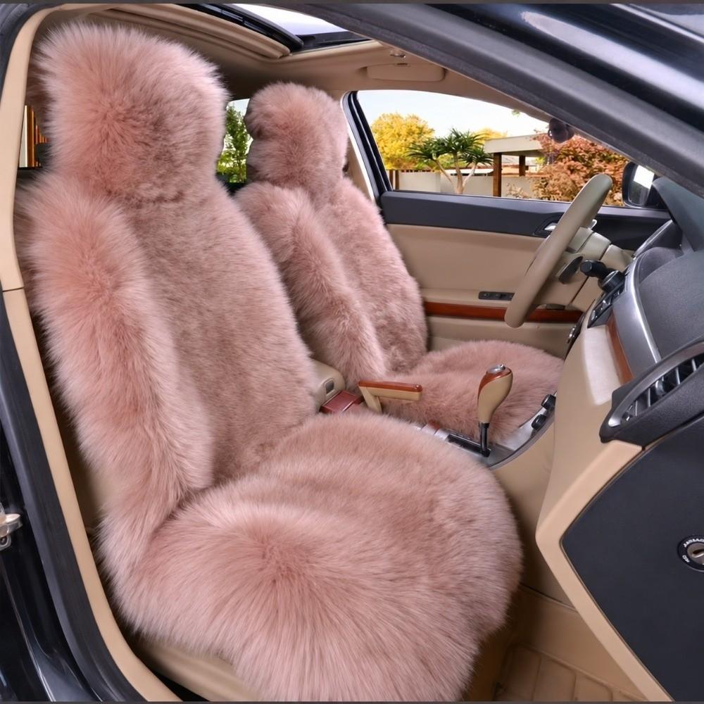 Plush Faux Fur Car Seat Cover Thickened Car Seat Protector Car Seat Cushion Auto Interior