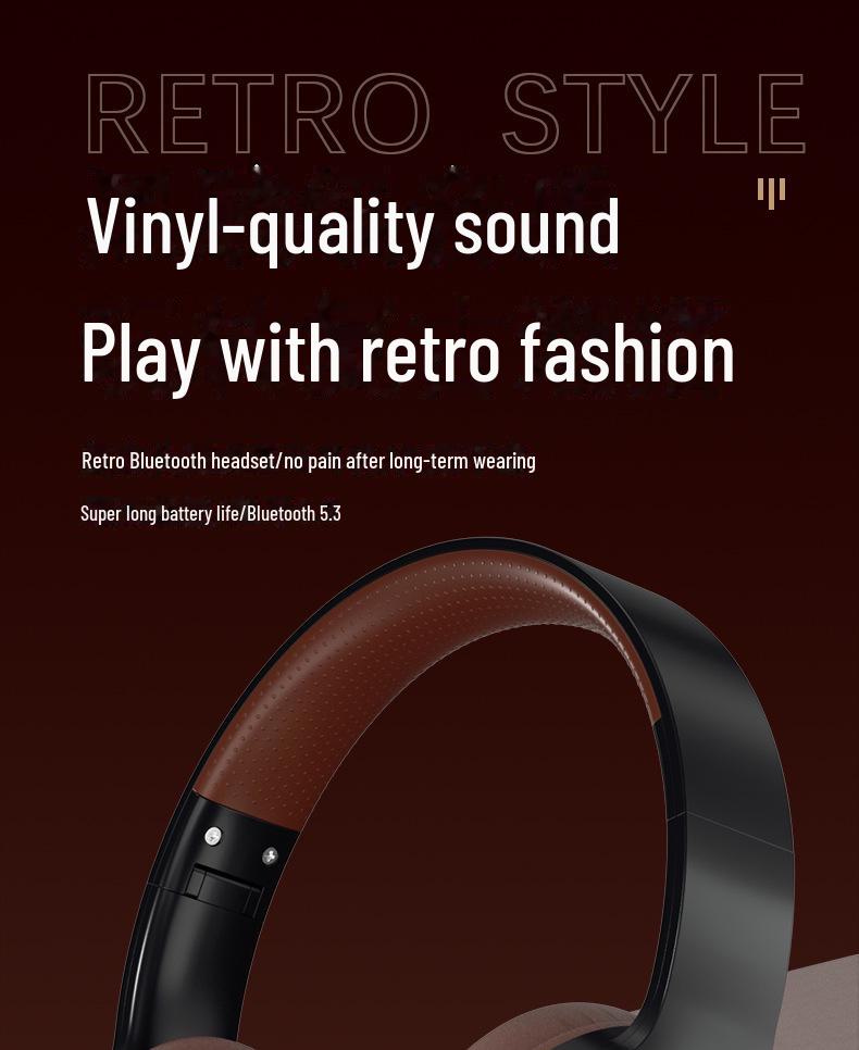Ретро-гарнитура Bluetooth DR58: По-настоящему беспроводная конструкция с очень длительным сроком службы батареи и шумоподавлением.