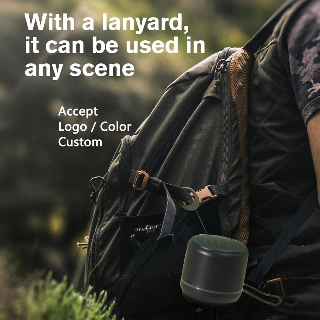High Quality Mini Bluetooth Speaker Metal Texture Compact and Portable Suitable for Mountain Climbing and Cycling