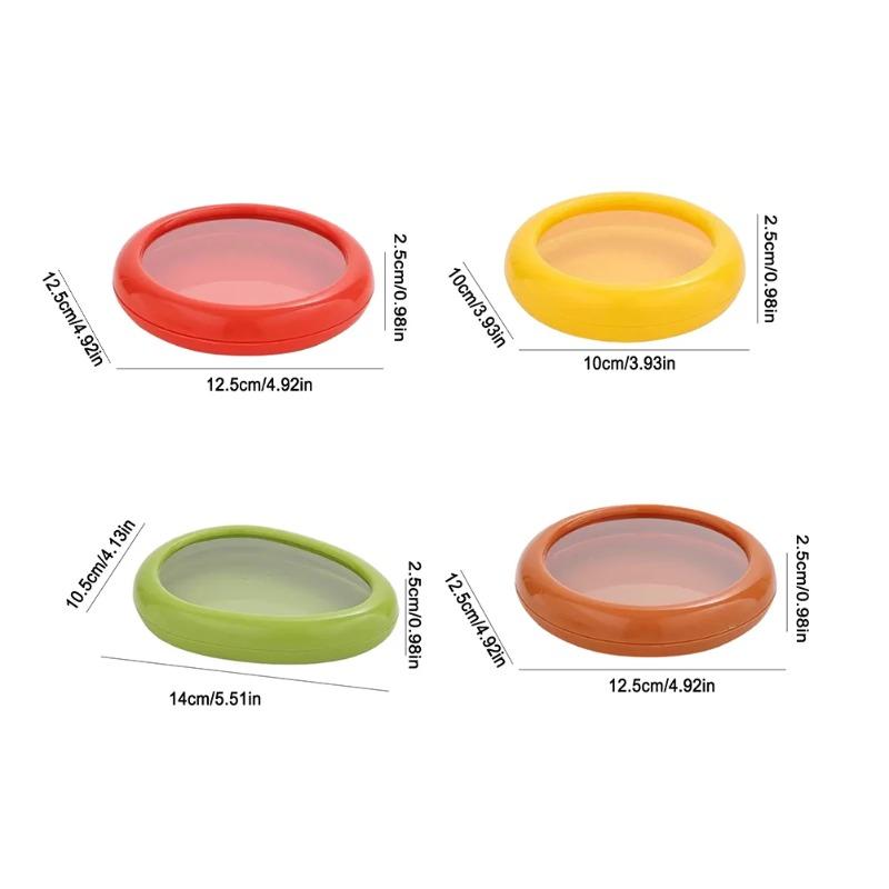 Fruit and Vegetable Storage Containers Reusable Silicone Refrigerator Box Storage Bowls Saver Holder Keeper Foronion Tomato