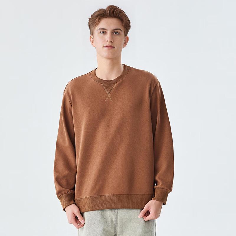 Mark Fairwhale Men's Heavyweight Printed Round Neck Sweatshirt