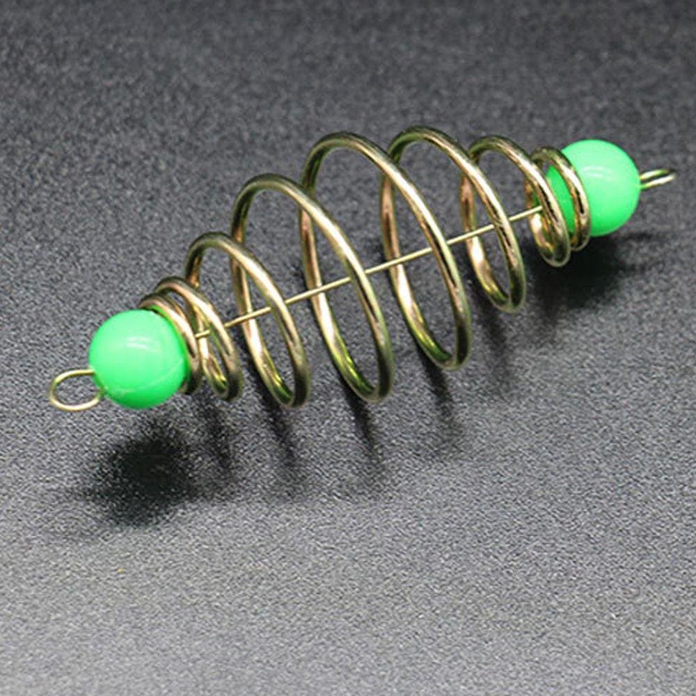 10 Pcs/Set New Style Explosion Olive Fishing Bait Hanging Tackle Stainless Steel Feeder Spring Lure