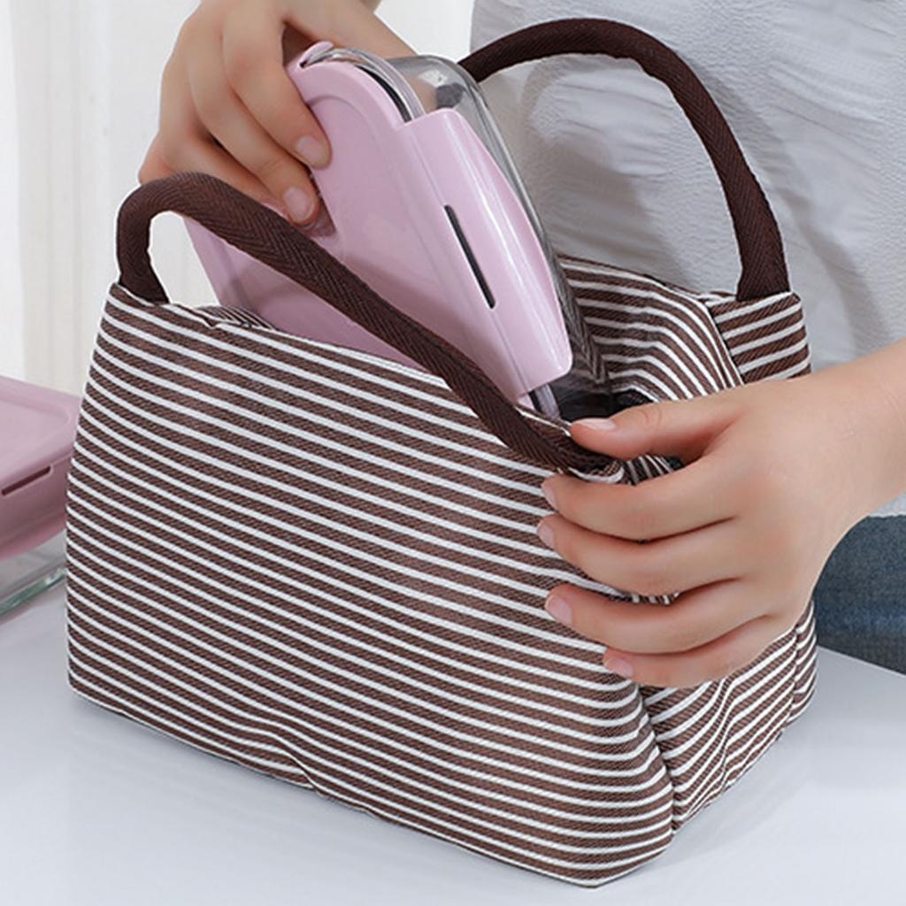 Изолированная сумка для обеда для мужчин и женщин из ткани Оксфорд, алюминиевая фольга, водонепроницаемая портативная коробка для бенто