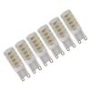6PCS LED Corn Light Bulb 6000K 5W G9 Non Dimmable Decorative Ceiling Fan Corn Bulb for Home Garage