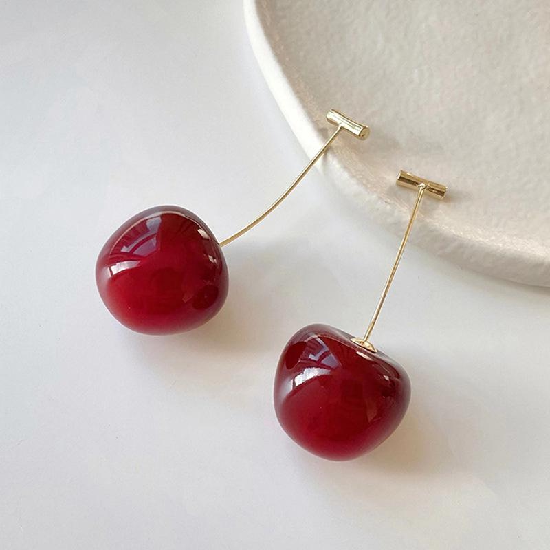 Retro Double Loop Design Drop Earrings Gold Silver Color Geometric Round Earrings for Women Girls Punk Hip Hop Fashion Jewelry
