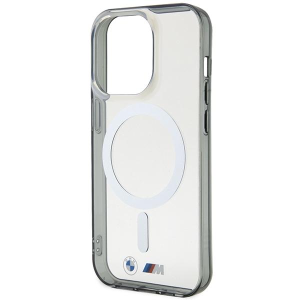 Etui do iPhone 14 Pro BMW MagSafe Srebrne Przezroczyste