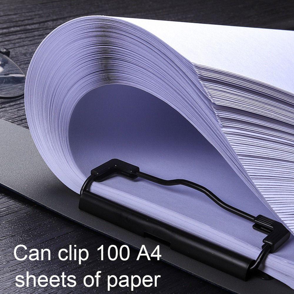 With Double Clips Clipboard Dual Use Memo Clip Board Fashion A4 File Folder Creative Stationary