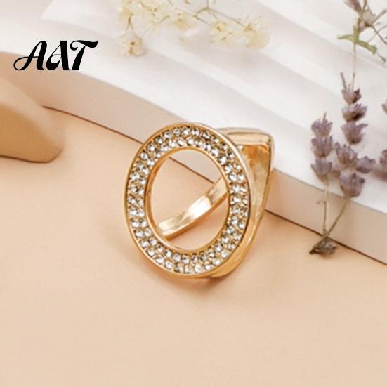 Sparkling Scarf Ring Rhinestone Round Ring, Slide Decorative Elegant Clip Fashion Holder for Women Neckerchiefs Shirts Shawls Buckle