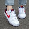Nike Court Borough 2 Low Белый Университетский Красный GS BQ5448-110