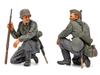 Tamiya Military Miniature Series German Infantry Set Пластиковая модель 35371 1/35 No.371 Mid-Wine