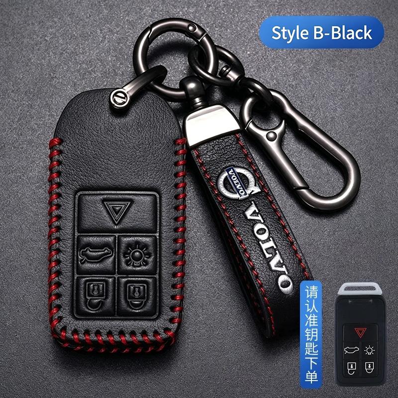1Pc Zinc Alloy Car Key Shell Protector for Volvo XC40 XC60 XC90 S60 S90 V50 V70 V60 V40 S80 EX30 EX90 Anti-Scratch Auto Parts