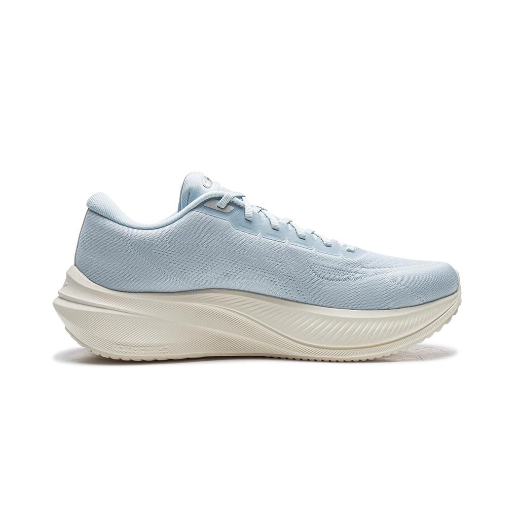 Li Ning Yueying 5 Амортизирующие, износостойкие низкие беговые кроссовки мужские First Frost Blue ARHW003-6