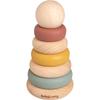 BabyOnly Newborn Silicone Wood Ring Stacking, Opal, 1 Piece, Korean Baby Products