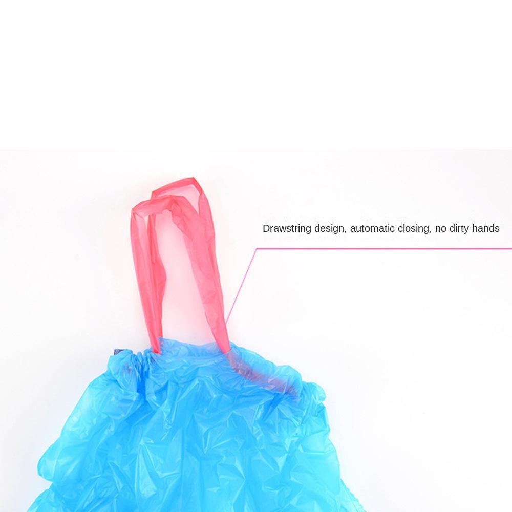 Automatic Closing Drawstring Trash Bags 45x50cm Garbage Bag Bin Rubbish Bag  Household Supplies