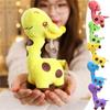 25cm Cute Giraffe Plush Toy Pendant Soft Deer Stuffed Cartoon Animals Doll Baby Kids Toys Christmas Birthday Colorful Gifts