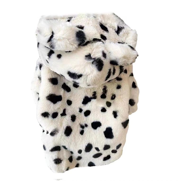 Зимнее теплое пальто для домашних собак, плюшевая одежда для собак маленьких и средних пород, одежда для чихуахуа, французского бульдога, аксессуары для собак