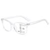 Multifocal Reading Glasses Readers Computer Anti Blue Light Ryrglasses Progressive Multifocus Eyewear for Women Men Square