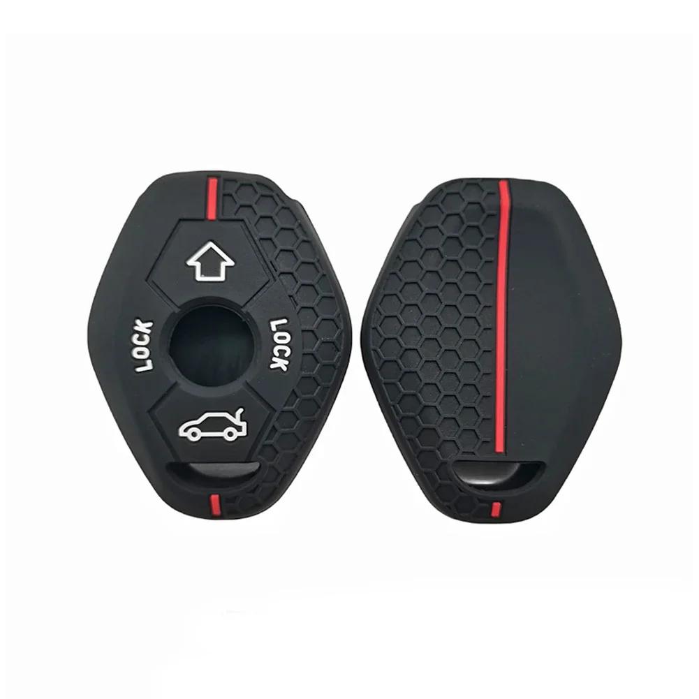 Силиконовый чехол для ключа-пульта для BMW E46 E60 X5 E53 E63 E39 E38 X3 F83 Z3 Z4 M5 3 5 7 серии 330i 325i Чехол для ключа Автоаксессуары