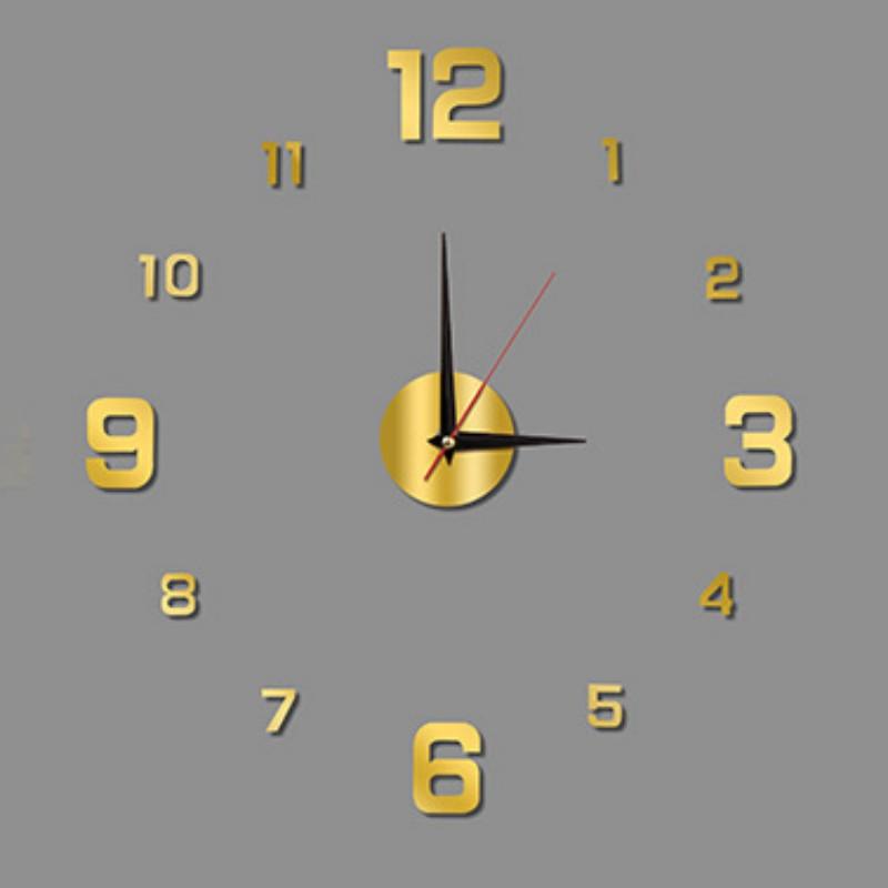 Мода 2022 Современный дизайн Большие настенные часы 3D DIY кварцевые часы Модные часы Акриловые наклейки на зеркало Гостиная Домашний декор Horloge